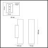 Светильник настенный Odeon Light L-vision (Л-висион) 7012/12WL