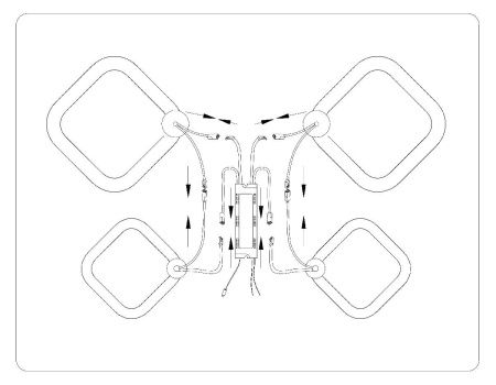 Люстра потолочная Ambrella Light Original (Оригинал) FA3822
