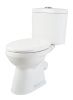 Унитаз напольный с бачком Creo Сeramique PROJECT COMBO-PR1003C белый с сиденьем с микролифт душевой смыв