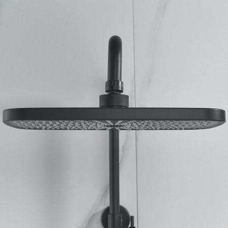 Душевая стойка Raffine F3685H настенная цвет черный