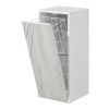 Шкаф Aquaton Сакура 1A220703SKW80 30х80 подвесной цвет бежевый/белый