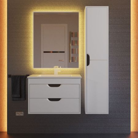 Тумба под раковину Uperwood Modul 2930205354 60х40 подвесная цвет белый