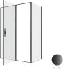 Душевой уголок Allen Brau Priority 3.31036.BBA + 3.31042.BBA 140х80 стекло прозрачное профиль черный без поддона