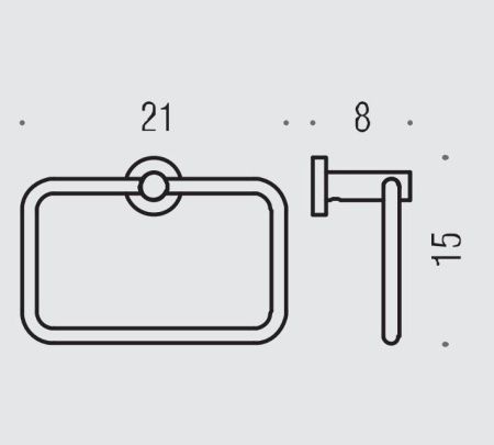 Полотенцедержатель Colombo Plus W4931.CR