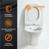 Унитаз подвесной Orange C01-100W белый с сиденьем микролифт душевой смыв