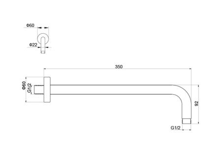 Держатель для душа Aquatek AQ2174CR хром