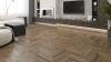 Кварцвиниловая плитка Alpine Floor Chervon Alpine LVT ECO 20-5 Макадамия Chevron толщина 0.25 см 43 класс 555х127