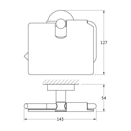Бумагодержатель Artwelle Harmonie HAR 048