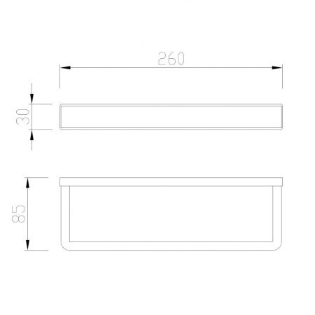 Полотенцедержатель ABBER Westen AA1753G