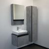 Зеркало-шкаф Comforty Эдинбург 00-00002043CF 60х80 подвесной цвет серый