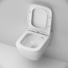 Унитаз подвесной Am.Pm Spirit V2.0 C701701SC белый с сиденьем микролифт безободковый каскадный смыв