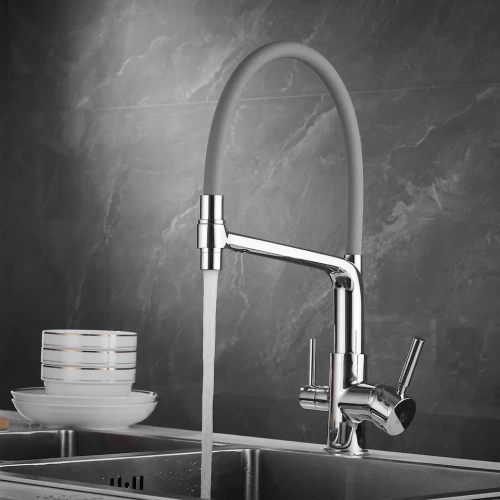 Смеситель для кухни Rose R658 на мойку хром - фото 3