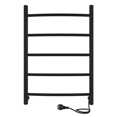 Полотенцесушитель Indigo ARC LCAE60-40BRR 43х60 электрический черный муар - фото 4