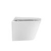 Унитаз подвесной Abber Bequem AC1102TMW белый с сиденьем микролифт безободковый смыв торнадо