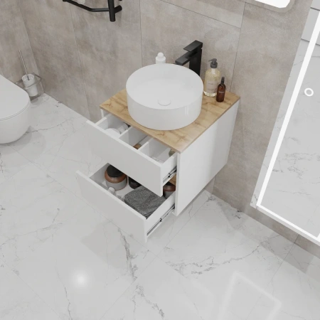 Тумба под раковину 1MarKa Veil Ц0000035551 50х50 цвет белый