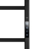 Полотенцесушитель электрический Wonzon & Woghand Wismar WW-AL202-MB 50х90 черный