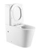 Унитаз-компакт напольный с бачком Iberica Blanca Burgos alto IB.BRA.121.1B1 белый с сиденьем микролифт безободковый каскадный смыв