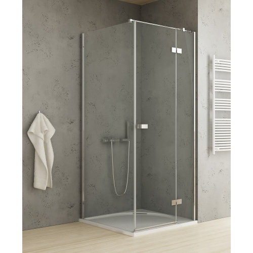 Душевой уголок New Trendy REFLEXA Chrome EXK-5139 110х70 стекло прозрачное профиль хром глянцевый без поддона - фото 2