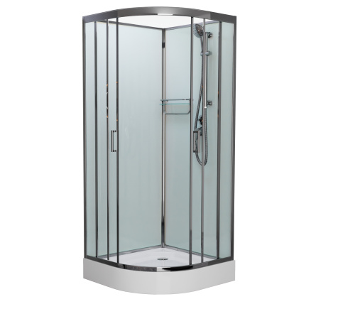 Душевая кабина Frank 158009 100х100 без крыши ориентация универсальная - фото 5