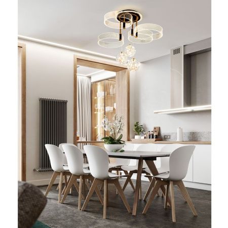 Люстра потолочная LED4U L1040-750 BK