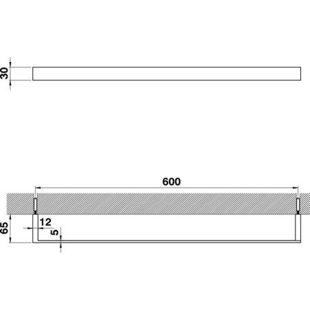 Полотенцедержатель Cisal Quad QU09010221