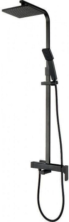 Душевая стойка Aquanet Gotic AF440-72-S-B настенная цвет черный
