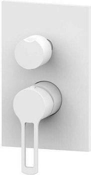 Смеситель для душа Paffoni Ringo RIN019BO/M встраиваемый в стену белый без термостата