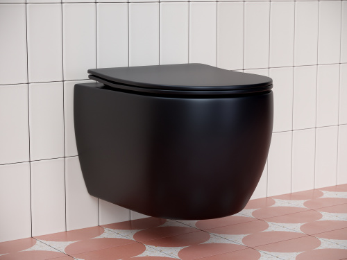 Унитаз Ceramica Nova PLAY CN3001MB подвесной - фото 3
