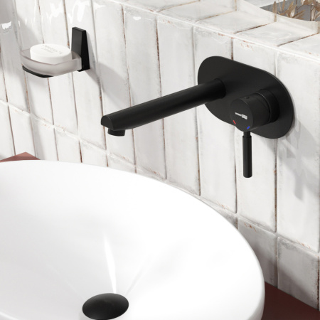 Смеситель WasserKRAFT Gollach 3300 3330 встраиваемый черный