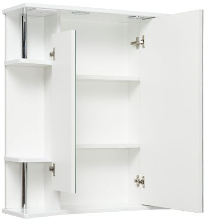 Зеркало-шкаф Runo Валенсия 00000000019 80х80 подвесной цвет белый