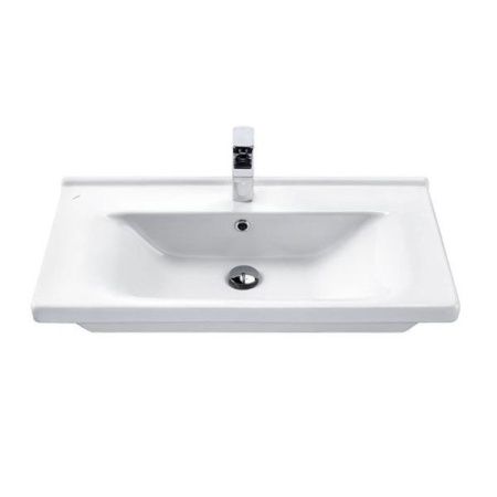 Тумба с раковиной Comforty Парма 00004143491CF 80х50 подвесная цвет серый