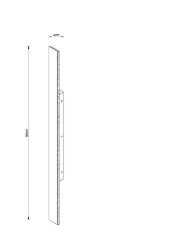 Архитектурный светильник Arte Lamp Tejat (ТеДжат) A5424AL-1BK - фото 3