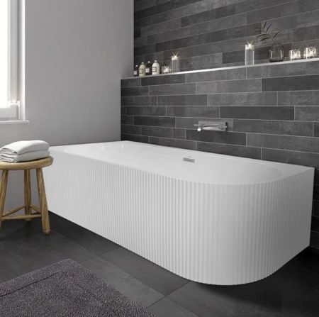 Ванна акриловая Azario LAGO BLANCO AZ-6724-1CL 17075 170х75 пристенная прямоугольная