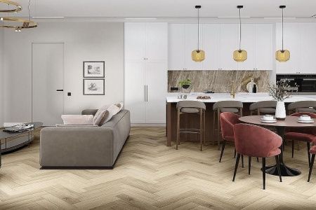 Кварцвиниловая плитка Damy Floor LONDON LVT 200415EL-01-LVT Честер толщина 0.25 см 43 класс 590х118