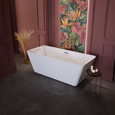 Ванна акриловая Aima Design ICON 01айк1775 170х75 отдельностоящая прямоугольная с ножками и каркасом