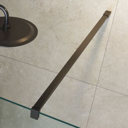 Душевая перегородка Cezares LIBERTA LIBERTA-L-2-80-120-C-NERO 80х195 стекло прозрачное профиль черный