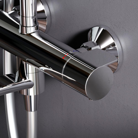 Душевая стойка Am.Pm X-Joy F0785A500 настенная цвет хром с термостатом