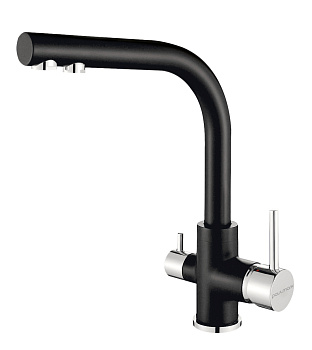 Смеситель для кухни Paulmark ESSEN Es213011-401 на раковину антрацит