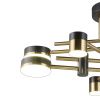 Люстра потолочная Natali Kovaltseva Loft Led (Лофт Лед) LED LAMPS 81369 GOLD BLACK