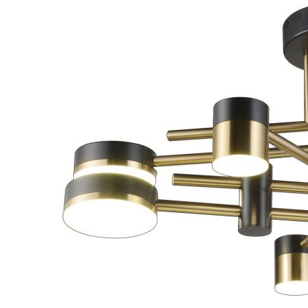 Люстра потолочная Natali Kovaltseva Loft Led (Лофт Лед) LED LAMPS 81369 GOLD BLACK
