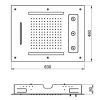 Верхний душ Almar Chromotherapy E044190.MB черный
