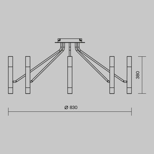 Светильник потолочный Maytoni Vigo MOD620CL-16B - фото 4
