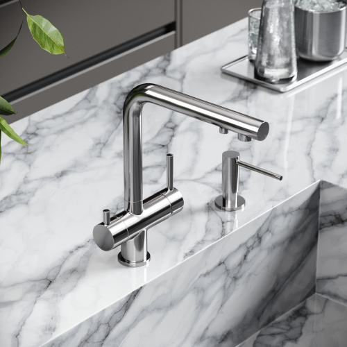 Смеситель для кухни Sancos Foster SC4014BN на мойку никель брашированный - фото 2