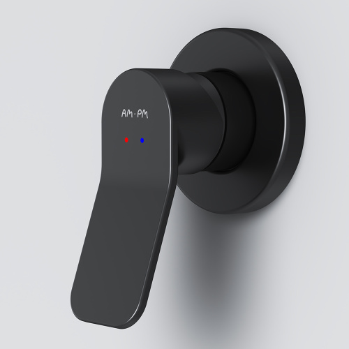 Смеситель для душа Am.Pm X-Joy F85A65022 встраиваемый в стену черный без термостата - фото 3
