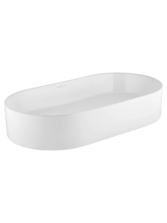 Раковина из сантехнического фарфора Wonzon & Woghand Ontario WW-RN41363-GW 70х30 накладная цвет белый без отверстий под смеситель