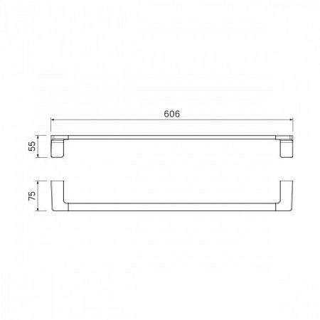 Полотенцедержатель IDDIS Slide SLIBS10i49