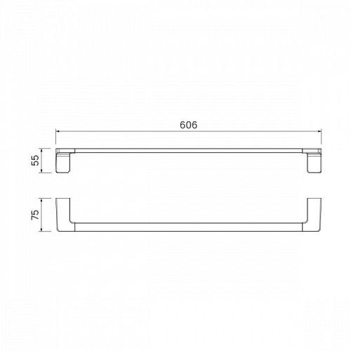 Полотенцедержатель IDDIS Slide SLIBS10i49 - фото 2