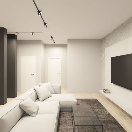 Трековый однофазный светильник Denkirs Smart Linear (Смарт Линеар) DK8027-BK