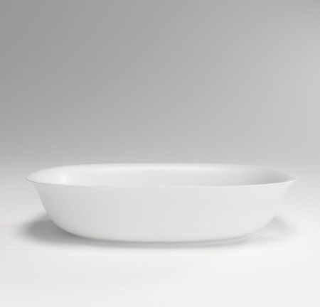 Раковина из искусственного камня Plumberia Selection Seta SETA SOFT BO 60х40 накладная цвет белый без отверстий под смеситель