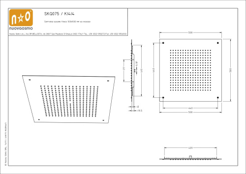 Душевая головка Graffio Kings KI414/CR цвет хром - фото 2